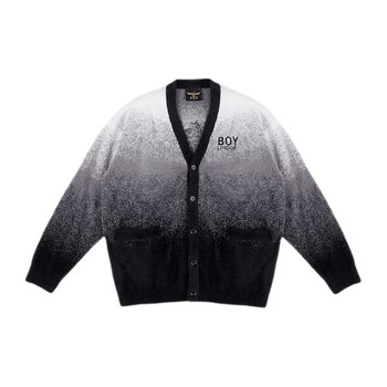 Boylondon autumn and winter couple sweater gradient trendy brand long-sleeved cardigan jacket n64904 Boylondon autumn and winter couple sweater gradient trendy brand long-sleeved cardigan jacket n64904