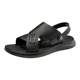 Aokang Sommer-Sandalen aus echtem Leder, lässige, atmungsaktive Strandschuhe