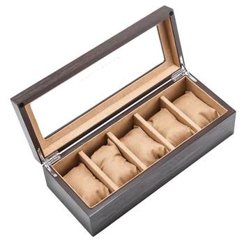 Ash wood sunroof watch storage box jewelry box