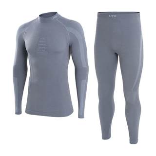 UTO悠途全域高领美利奴羊毛速干衣男女户外运动滑雪打底保暖套装