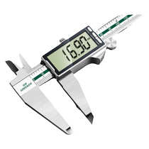 Green forest digital display vernier caliper household high-precision electronic industrial grade depth height ruler small literary and play oil ruler