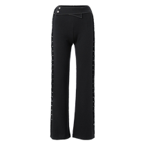 Duoqiao Latin Dance Wear Dance Practice Wear Trousers Female Adult Professional Performance Wear Summer New Tassel Straight Pants