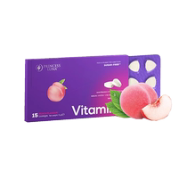 (Self-operated) Luna Vitamin C Zinc Tablets Oral VC Chewable Tablets Imported Vitamin C Resistance 15 Tablets