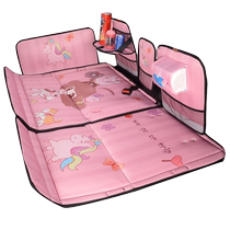 Car rear sleeping pad car mattress car baby sleeping artifact foldable sit-on non-inflatable travel bed