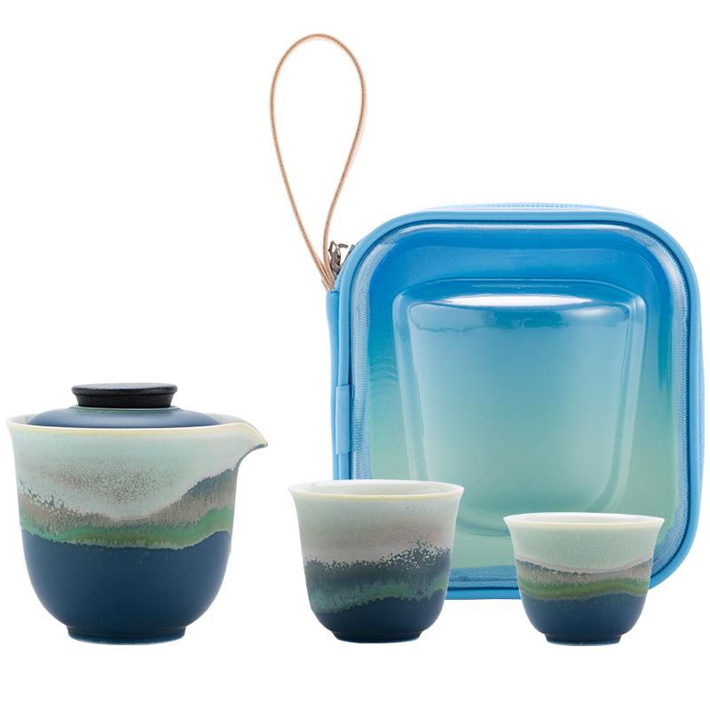 The Impression of the Forbidden City, Thousand Miles of Jiangshan Travel Tea Set