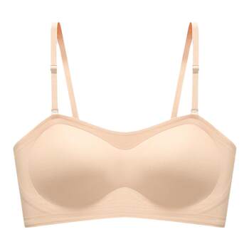 calnikean custom A04 liquid foundation invisible strapless bra non-slip tube top invisible backless bra for women