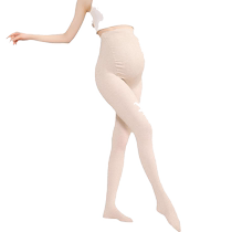 Pregnant womens leggings in autumn and winter plus velvet and thickened outer leggings large size early pregnancy belly support pantyhose winter wear
