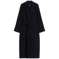 MaxMara 2024 early autumn new womens double-sided wool lace-up coat 9016074106