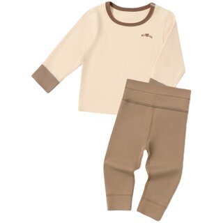 Nido bear winter high waist belly protective underwear set