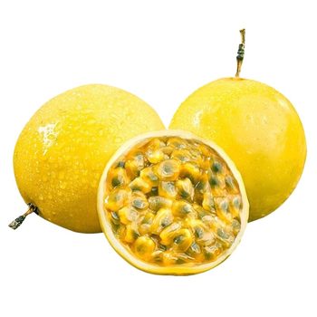 Guangxi qinmi no. 9 golden passion fruit fresh fruit seasonal whole box passion fruit free shipping large fruit golden fruit