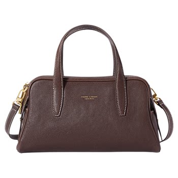 Pierre cardin official vegetable tanned cowhide bowling bag