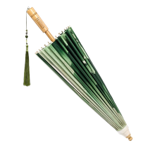 Bi Liufu oil paper umbrella rain or shine fully wearable ancient style umbrella rainproof and sunproof intangible cultural heritage handmade Chinese style Hanfu umbrella