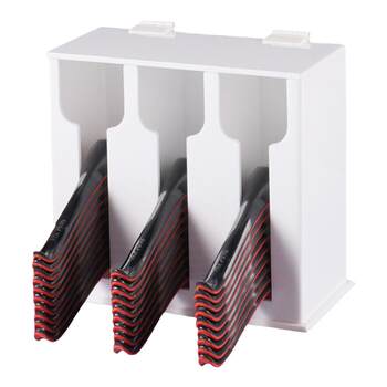 Acrylic drain ventilated spoon holder