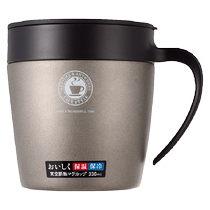3084-ASVEL thermos cup office coffee cup thermos mug with lid and spoon stainless steel water cup