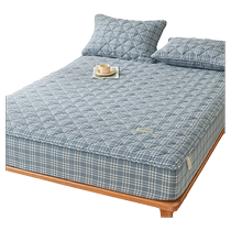 2024 New Fitted Sheet Single Piece Cotton Bed Cover Soy Quilted Antibacterial Simmons Mattress Protector Sheet