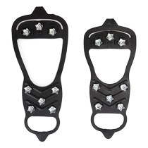 Crampons anti-slip shoe covers on ice 10-tooth shoe spikes snow road anti-fall ice grip shoe covers outdoor mountaineering special winter