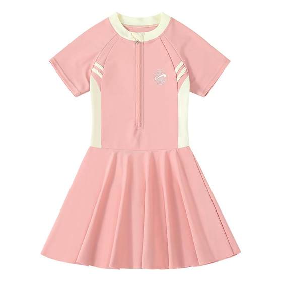 
Guirenniao children's swimsuit girl 2025 new one-piece baby middle-aged and big children junior high school students conservative sun protection swimsuit