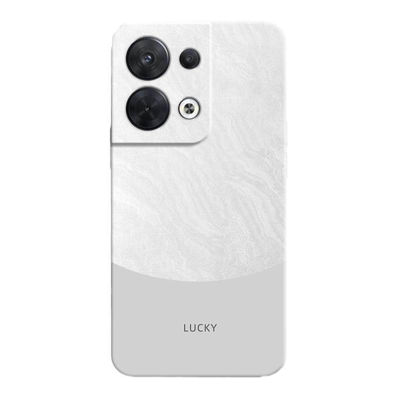Minimalist style suitable for oppoReno8 mobile phone case Reno8pro ten new oppo5G silicone opopreno case opporeon8pro+ all-inclusive anti-fall for men and women, simple contrasting color, high-end soft