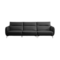 Chivas black retro fabric sofa mid-century style living room small apartment straight technology fabric sofa 2091