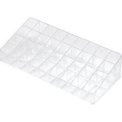Transparent Deepened Lipstick Storage Box, Makeup and Skincare Product Organizer, Lip Gloss Desktop Storage Box, Lipstick Display Stand