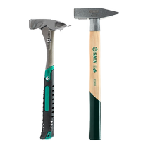 Shida hammer tool wood handle pliers work hammer duckbill hammer small hammer flat head hammer iron hammer small hammer electric welding hammer 2161