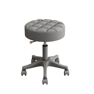 Beauty salon stool pulley rotary lift round stool makeup dressing stool hairdressing manicure barber chair bar stool large worker chair