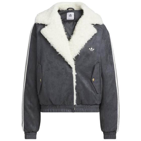 
[Self-operated] Adidas/Adidas lapel cotton jacket for women's Year of the Snake New Year 3-leaf short cotton jacket JL8438