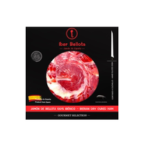 (Self-operated) Iber Bellota Spanish Iberian ham black pig front and rear legs sliced ​​and ready to eat