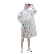Outdoor travel raincoat long full body rainproof thickened mens and womens single portable adult fashion transparent poncho