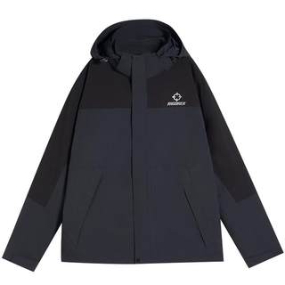 准者冲锋户外上衣男女三合一可拆卸外套秋冬加绒防风防泼水登山服