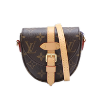 (self-employed) Middle 99 new LV Louis Vuitton single shoulder bag MICRO saddle bag old flower PVC gold buckle