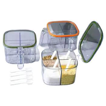 Seasoning box kitchen household new multi-grid combination set
