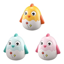 Baby large blinking eyes bite-resistant baby puzzle newborn baby coaxing artifact cute chicken childrens tumbler toy