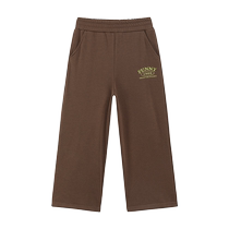 (Special clearance) Zuoxi girls pants wide-leg pants childrens straight trousers 2023 new childrens clothing loose spring