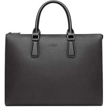 Jinlilai's new simple style lightweight cowhide briefcase