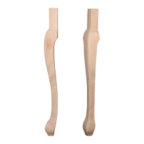 Dongyang wood carving solid wood legs European furniture legs American table legs dining table TV cabinet legs desk bathroom cabinet coffee table legs