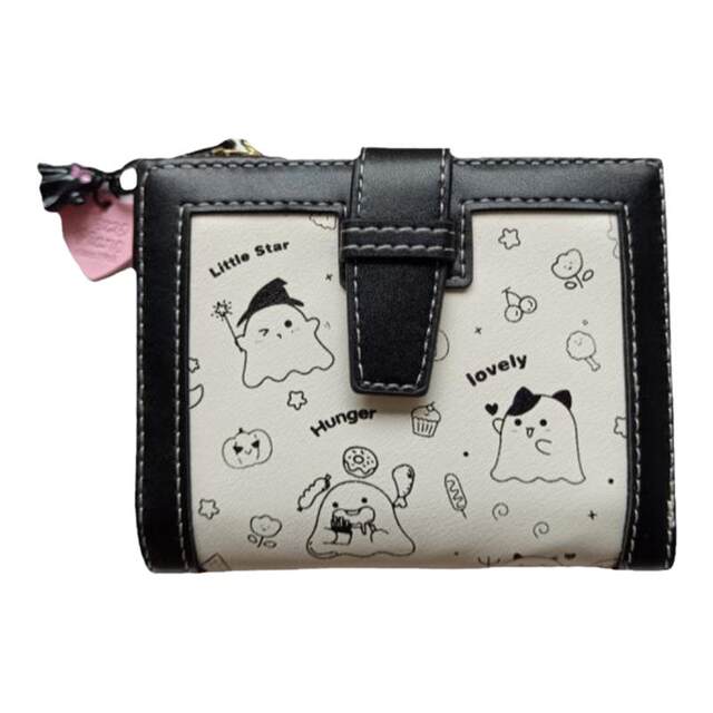 Halloween little ghost cute funny short wallet