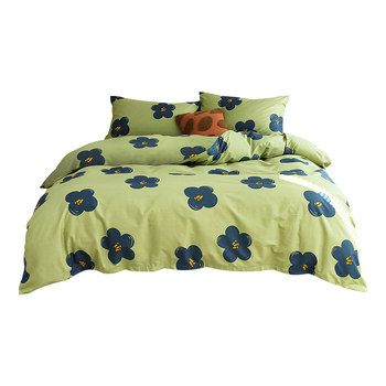 Soft and waxy four-piece set of pure cotton healing matcha freshness