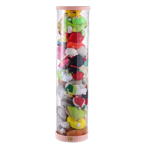 Xingyou plush doll storage bucket storage basket doll childrens toy doll transparent storage bucket artifact storage basket