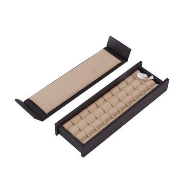 Jewelry display plate ring face loose stone gem box pu