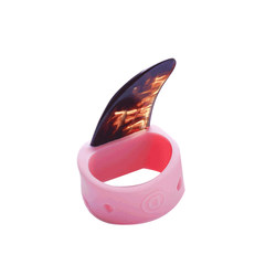 Guzheng nail set silicone tape-free children's special guzheng nail wrap-free sparring artifact finger set size