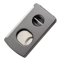 Lafuli three-in-one multifunctional cigar cutter cigar punch torpedo V cutter large diameter flat cutter stainless steel