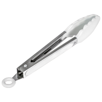 (Self-operated) Japanese kitchen food tongs special anti-scalding and high-temperature resistant stainless steel food tongs for grilled steaks