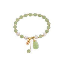 (Self-operated) DAISY BEAUTY Gourd Bracelet New Chinese Style Ping An Fu Brand Hand Decoration Feminine Gift