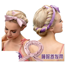 The fourth generation of lazy hair curling artifact bow hair band curling iron curling barrel sleeping and styling curling band