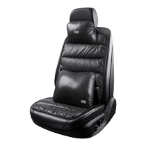 Four Seasons car seat cushion breathable half-pack seat cushion new perforated leather car main driver non-slip universal seat cushion