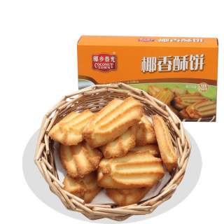 包邮 海南特产 春光椰香酥饼酥卷脆饼凤凰酥4款零食组合 送礼佳品