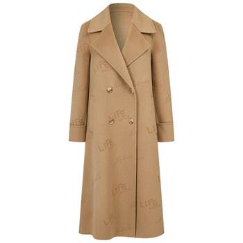 Mandes long woolen jacket commuting