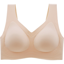 Soft support lingerie women No steel ring small breasts gathered to receive the secondary milk anti-sagging movement Summer Thin Bra Hood