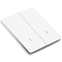 Jiasenbao household type 86 concealed wall socket panel two open double open double control light switch double 2 open two open